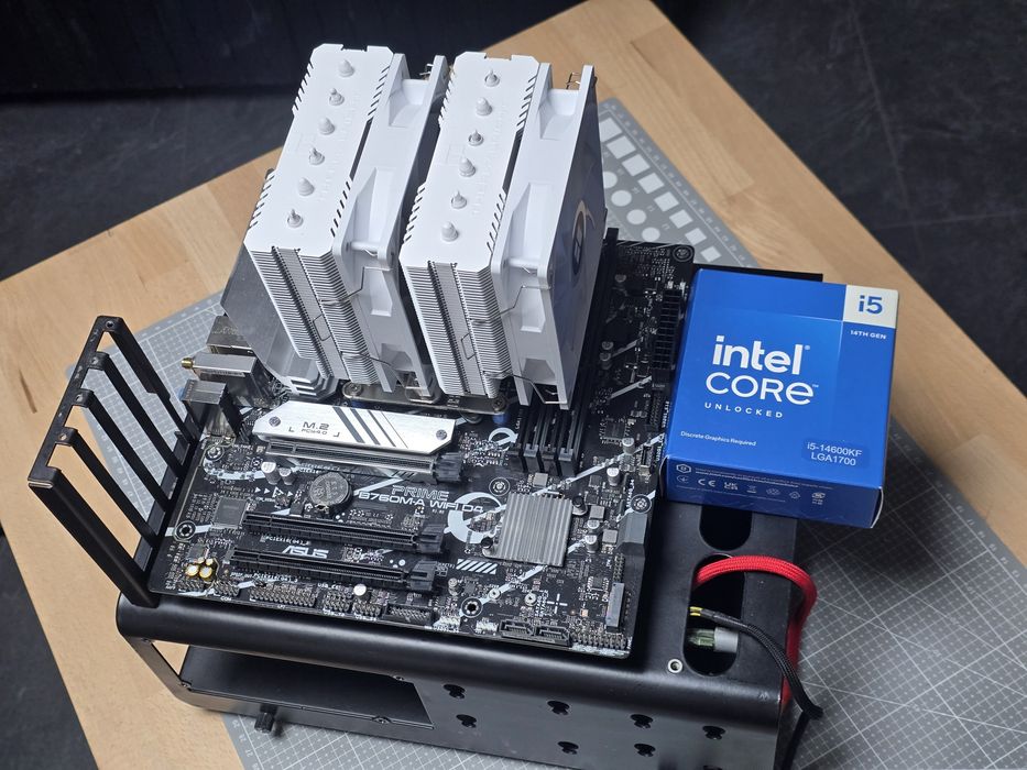 Kit i5-14600KF + ASUS PRIME B760M-A WIFI D4 – DDR4 / WiFi 6 / 14 Core