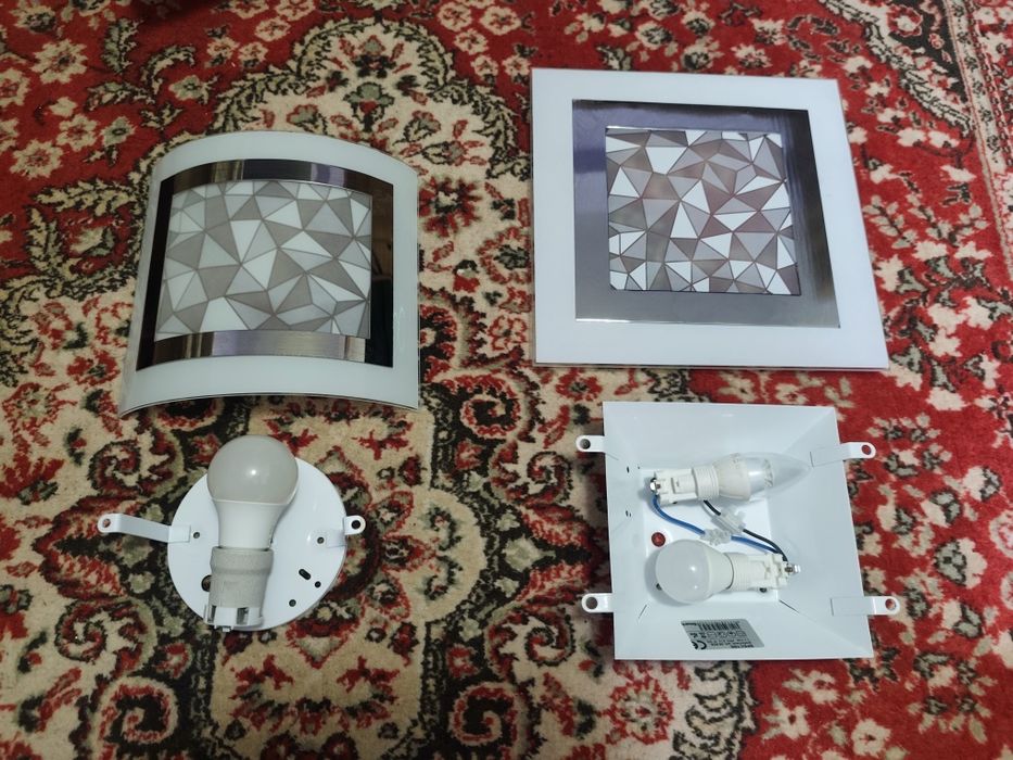 Set 3 lustre/aplice de iluminat – cu becuri OSRAM LED no