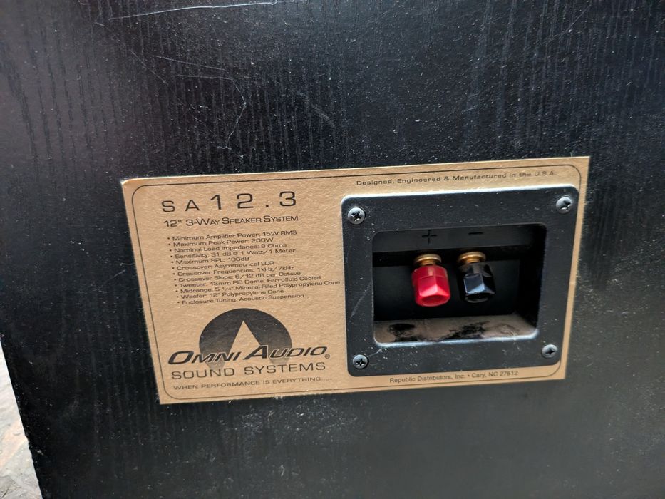 Boxe Omni audio sa 12.3