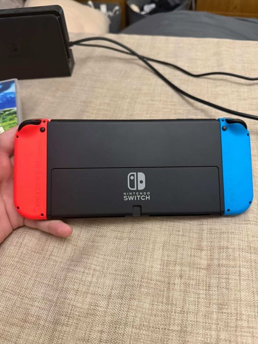 Nintendo Switch Oled Neon red & Neon blue