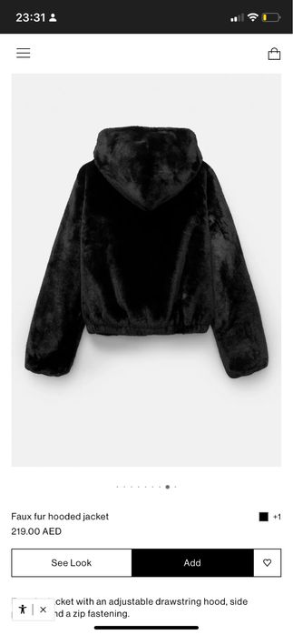 pull and bear пухено яке размер S