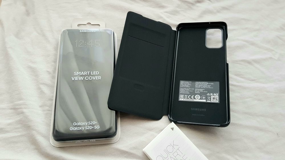 Husa Samsung Galaxy S20+ plus ORIGINALA Smart LED VIEW Noua!Negru