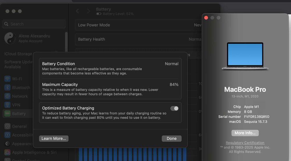 macbook pro m1 13 inch pret negociabil