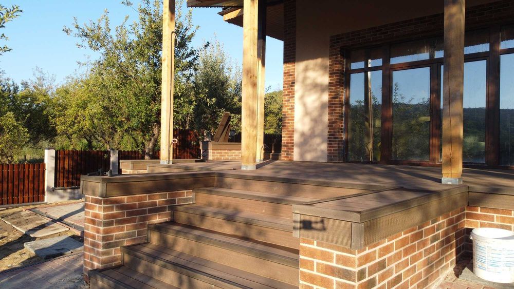 Pardoseala deck WPC, terasa instalare & garantie