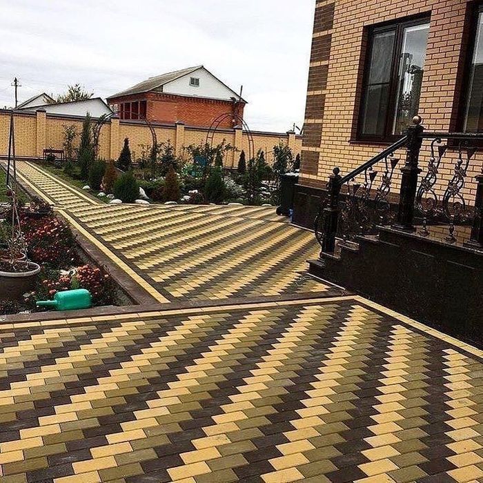 Брусчатка. Тратуарные плитки.