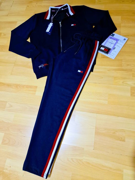 Trening bleumarin,bumbac,logo brodat,diverse marimi