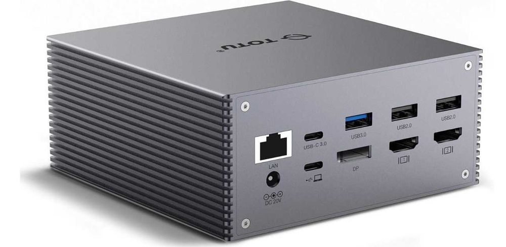 Usb hub TOTU TT-DC001A 4K Triple Display USB-C Docking Station