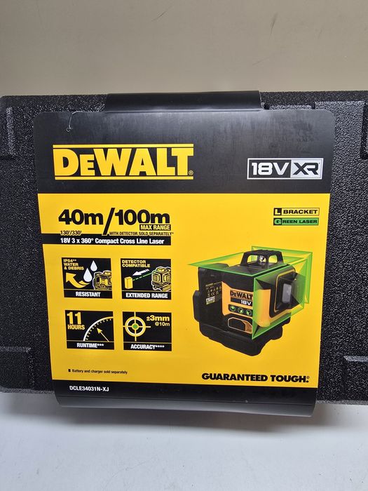 Нов лазерен нивелир DEWALT DCLE34031N