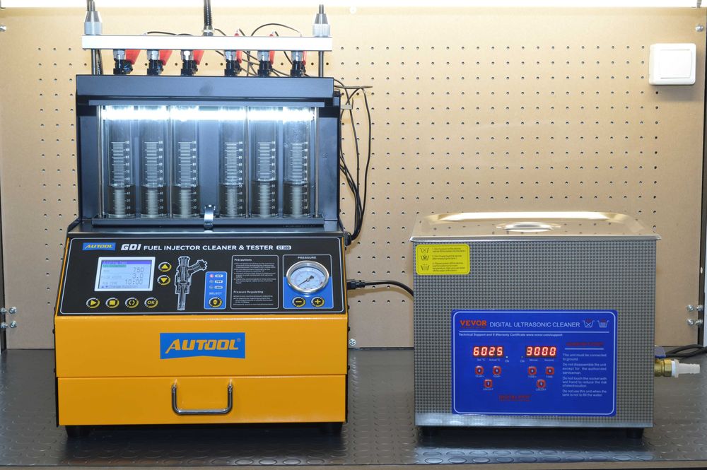 Професионално почистване и тест на бензинови , газови и метанови дюзи