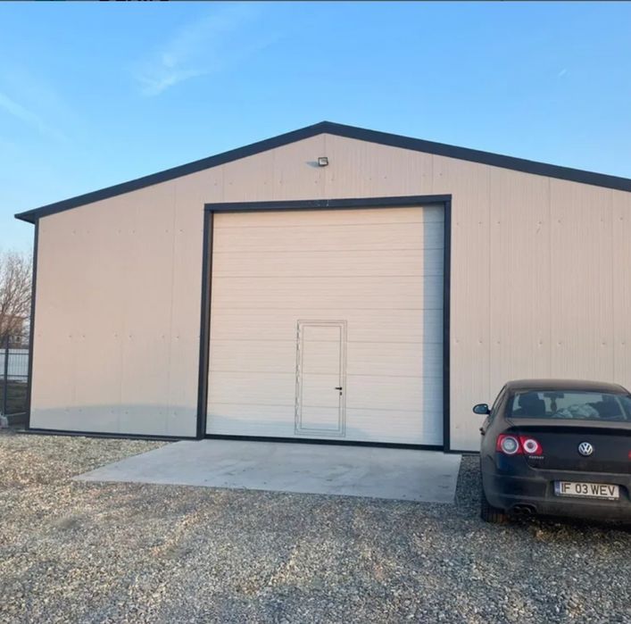 Hala metalica confecționată din profil ipe 200  12X30X4   8500 de euro