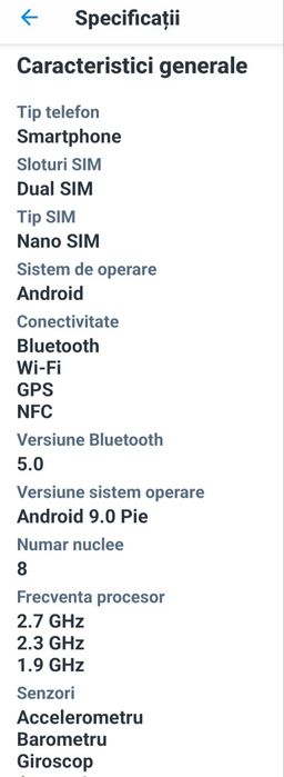 Telefon SAMSUNG S10 PLUS , mem 128, 8 ram