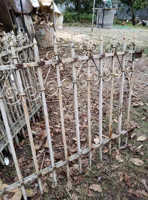 De vanare plase de gard forjat fier brut 7 plase