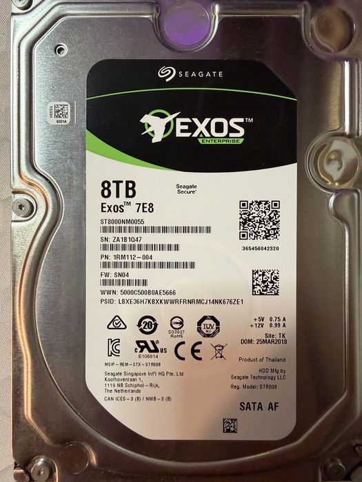 HDD Segate Exos 8TB - Stare Excelenta