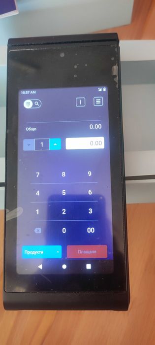 Касов апарат Bluecash-50 преносим със сканер и безконтактно плащане