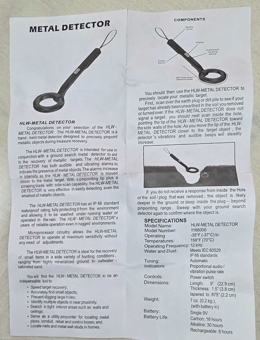 Металлоискатель GP10