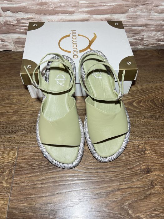 Женские кожанные сандали