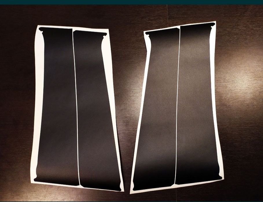 Autocolant mat texturat stalpi/ montanti/ Dacia Duster 2018