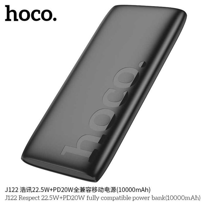 Hoco J122 Respect 22.5W+PD20W 10000mAh Power Bank & iPhone 16 Samsung