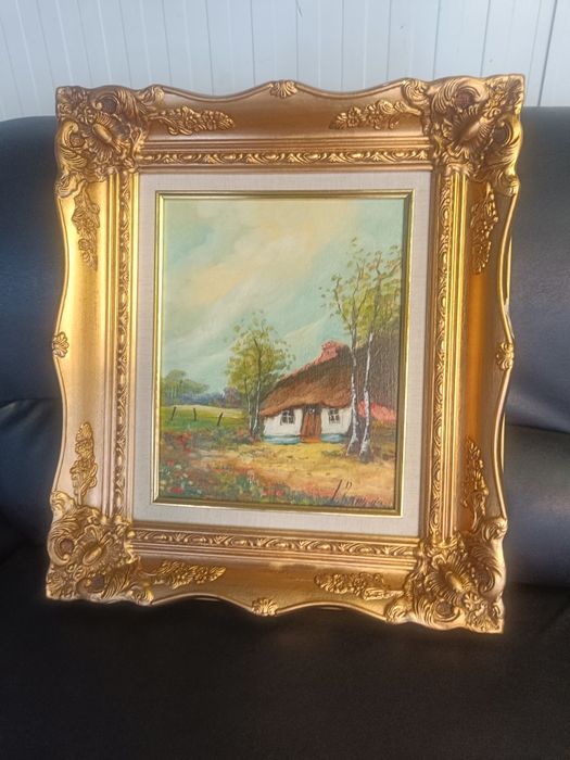 Барокова картина масло върху платно