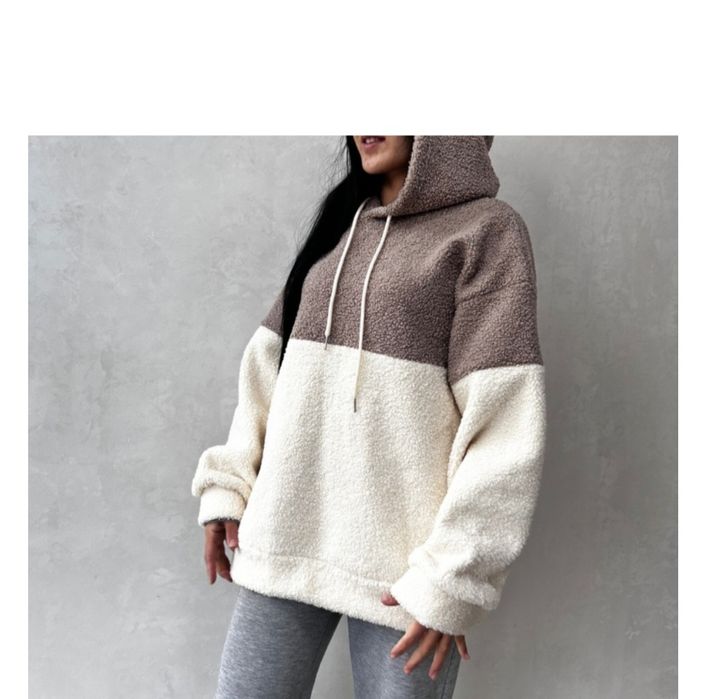 Теплые тедди толстовки