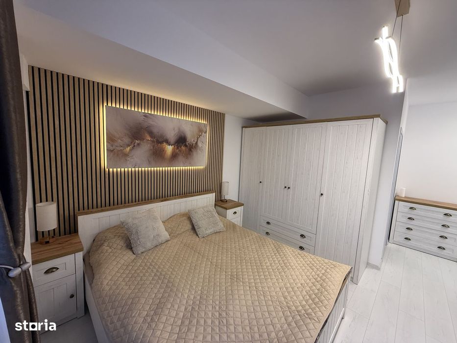 Inchiriez penthouse 3 camere mobilat full premium, 90mp, terasa pano