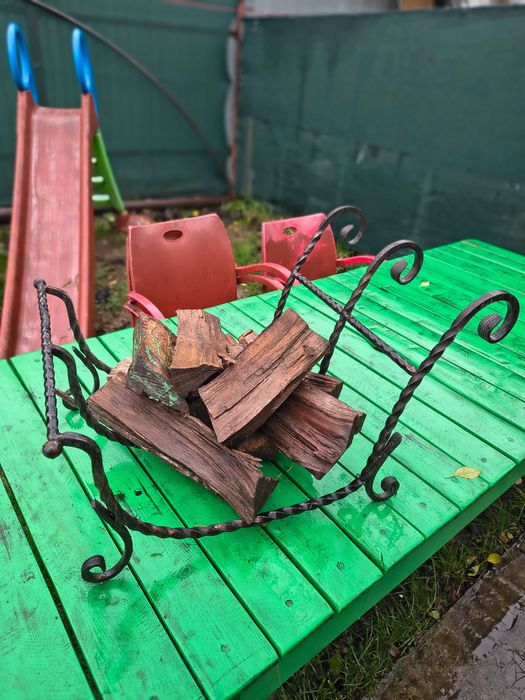 Suport lemne fier forjat