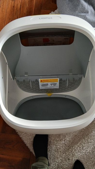 UBPet C20 интелигентна самопочистваща се котешка тоалетна, бял