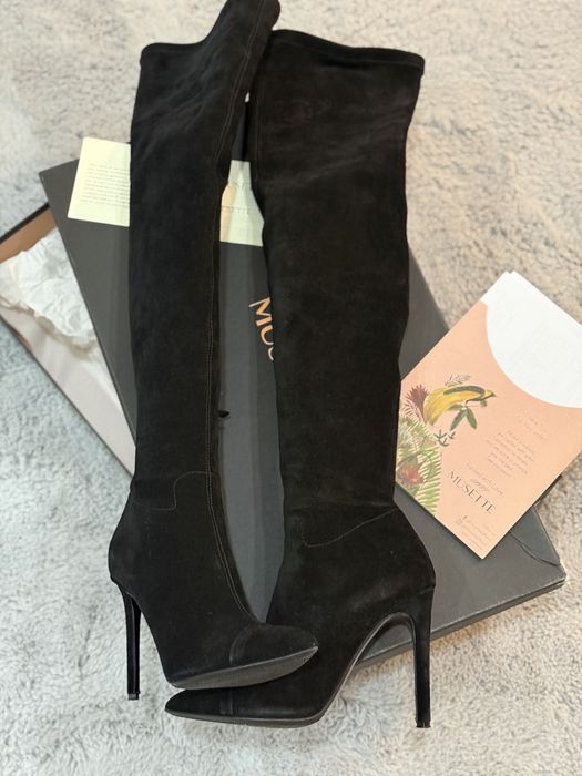 Cizme cu toc subtire  Musette