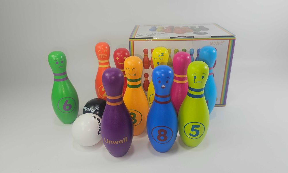 НОВО! Забавен дървен детски мини боулинг / Всички дървени играчки
