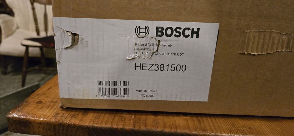 Kit recirculare hotă Bosch hez381500  Nou!!