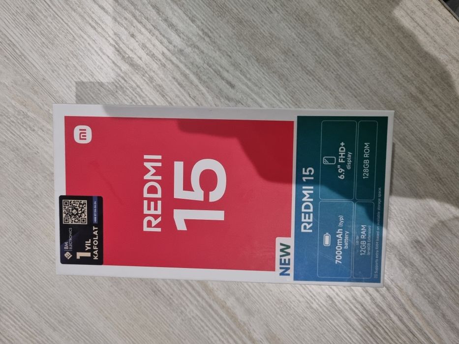 Redmi 15 sotiladi