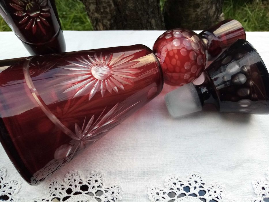 * Bohemia * - антикварен кристален сервиз