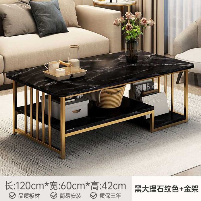 Журнальный стол большой лофт стол для гостинной Белый/Чёрный столик