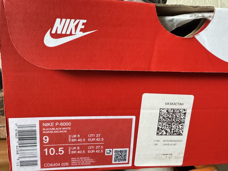 Оригинальные Nike P-6000 US 9