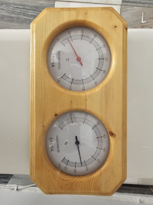 Termohigrometru pentru sauna