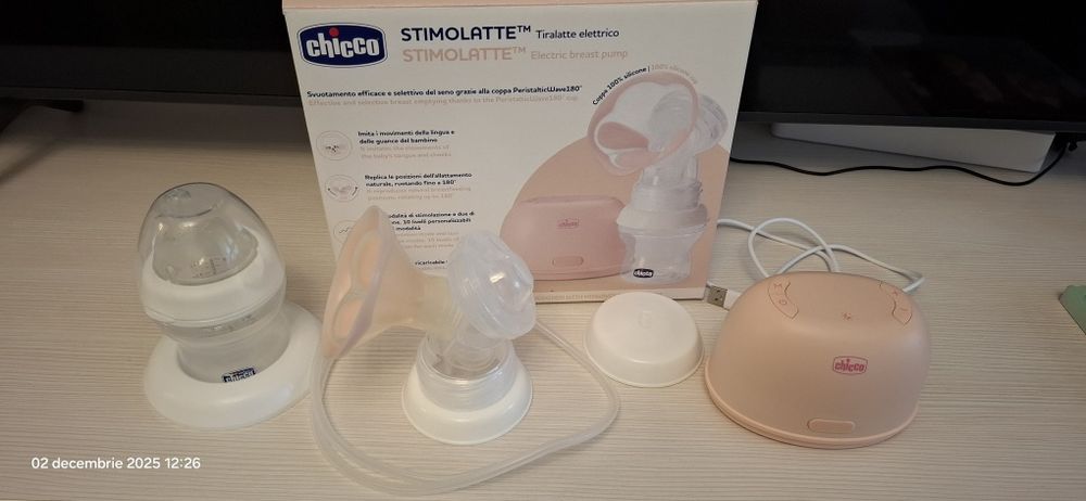 Pompa de san Electrica Chicco Stimulatoare pentru extragerea laptelui