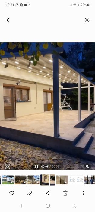 Pergole Terase Retractabile -Bioclimatice