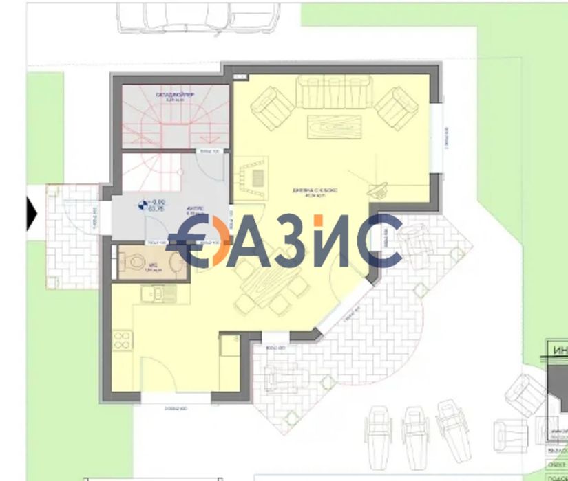 Продава се Къща в с. Кошарица, Област Бургас - 160 кв.м за 1017 €/кв.м - Снимка #3
