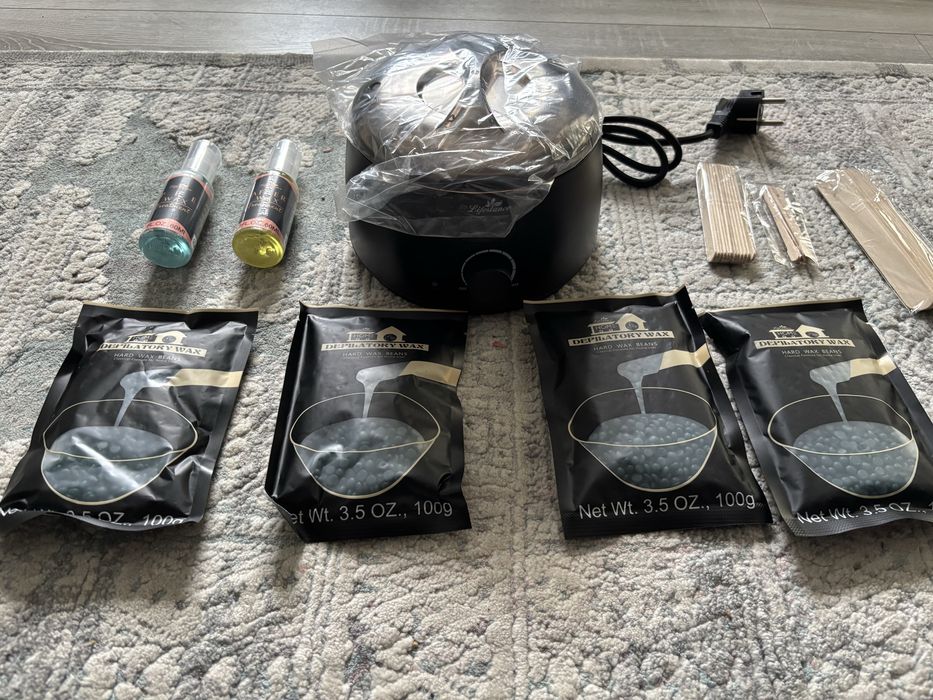 Kit complet epilare cu ceară – Încălzitor profesional