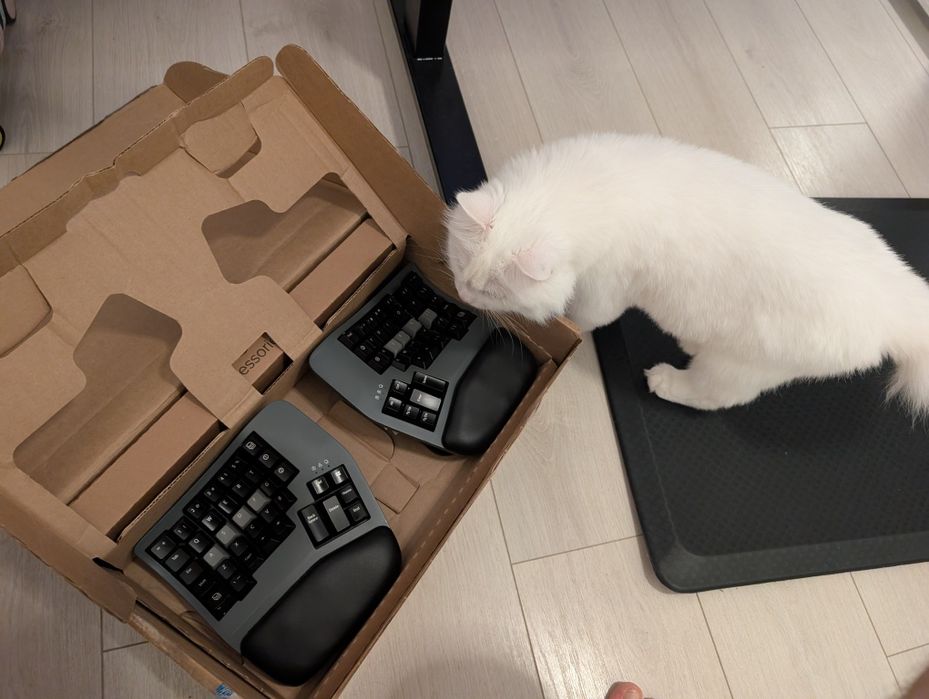 Split keyboard Tastatură Kinesis Advantage 360 Pro ergonomică, switch-uri silențioase, cu cutie