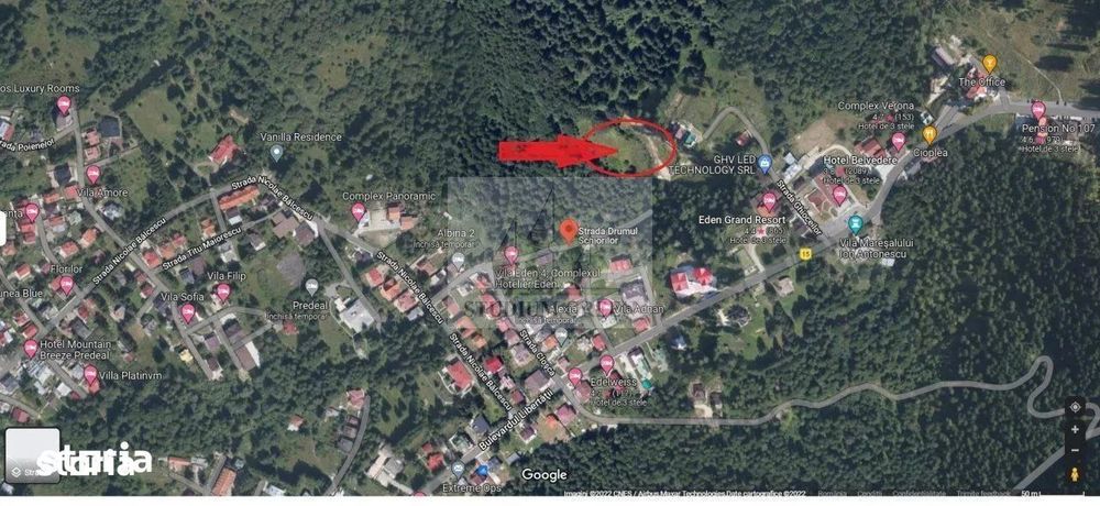 Proprietar vand 7059 mp de vanzare in Predeal- str. Schiorilor/Cioplea