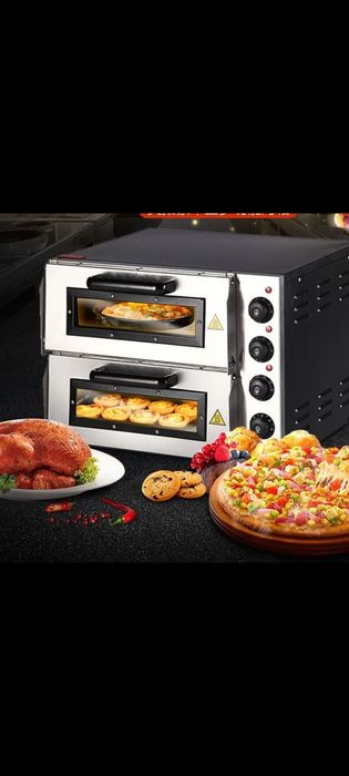 Пицца печь двойная