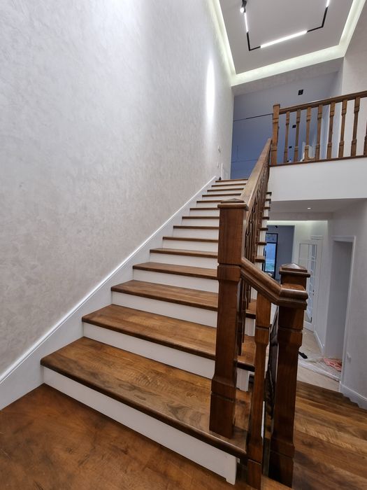 yog’och,mdf,faner va boshqa materiallardan sifatli zina poyalar