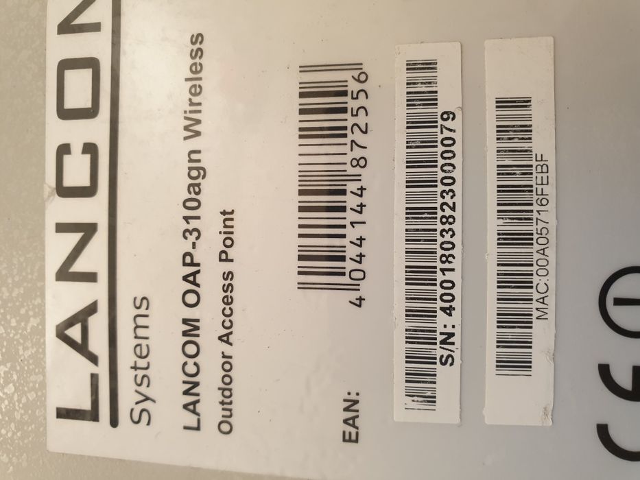 Access point exterior  lancom 2.4 si 5ghz
