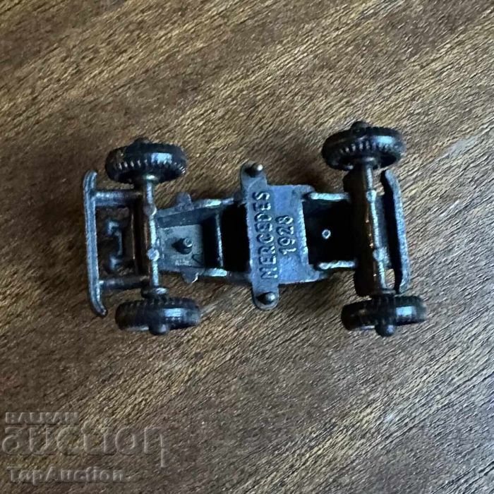 Kinder 1978 метален Mercedes 1928 и метален Opel Coupé 1909 - ранни редки играчки