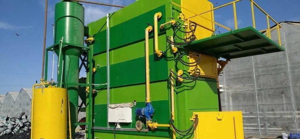 Угольный котел с механизированной загрузкой