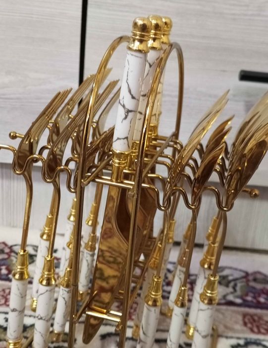 Oshxona uchun to'plam stend ложка вилка нож кухня коллекция