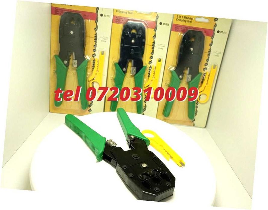 Instrument De Sertizare Modular 3 in 1 Rj45 Rj11 Cat5e Cat6