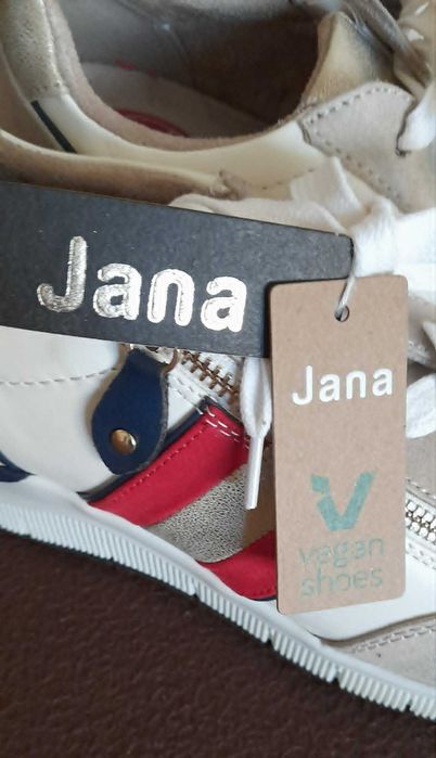 Нови дамски сникърси Jana (Vegan Shoes) – Размер 38