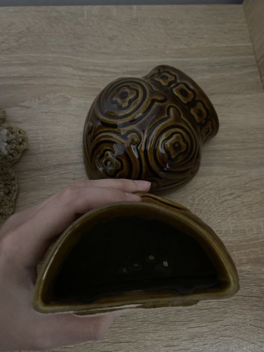 Из фарфора для цветка горшок